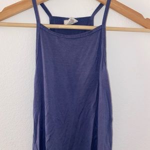 Blue halter top
